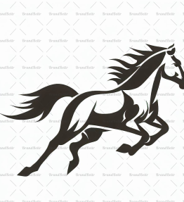 Galoppierendes Pferd